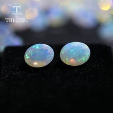 Natural Ethiopian colorful cut opal oval 7*9mm about 1.35ct top quality natural precious loose gemstones DIY jewelry 2024 - buy cheap