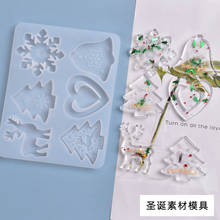 DIY Handcraft Christmas Series UV Resin Mold Jewelry Mold Jewery Accessories Jewelry Tools 2024 - buy cheap