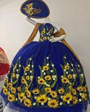 Vestido de fiesta con tirantes para quinceañera, azul, 16 vestidos, 15 años, quinceañera, 2021 2024 - compra barato