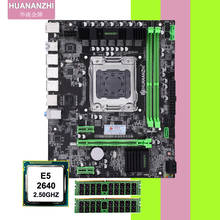 Huanzhi x79-placa mãe micro-atx, mais vendida, com cpu ram, pacote cpu xeon e5, 2640, 2.5ghz, ram 16g (2*8g), ddr3 reg ecc 2024 - compre barato