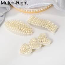Match-Right Hair Jewelry Korean Pearl Hair Clip/Pin/Stick/Barrette Bridal Headpiece Wedding Tiara Styling Hair Accessories SP844 2024 - buy cheap