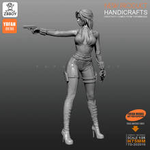 1/24 Resin Kits Figure  girl resin soldier self-assembled 75MM TD-202019 2024 - buy cheap