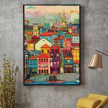 Porto Art Canvas Poster Home Decoration Painting No Frame 2024 - buy cheap