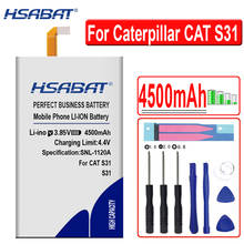 HSABAT 4500mAh APP00240 Mobile Phone Battery for Caterpillar CAT S31 CatS31 2024 - buy cheap