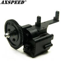 AXSPEED Metal Gearbox AX2 2Speeds Gearbox Transmission Box for 1/10 RC Crawler Car Axial SCX10 Wraith Upgrade Parts 2024 - buy cheap