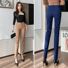 Women 2021 Spring Summer Pencil Pants Female Trousers New Casual Full-length Pantalon Femme High Waist Slim Pantalones Mujer B70 2024 - buy cheap