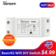 SONOFF Outlets BasicR2 Wifi Breaker Switch Smat Wireless Remote Controller DIY Wifi Light Switch Smart Home Works with Alexa 2024 - buy cheap