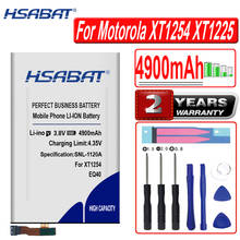 Hsabat bateria eq40 4900mah para motorola, moto droid turbo xt1254 xt1225 2024 - compre barato