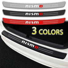 Nismo-emblema de fibra de carbono 4D para maletero de coche, pegatinas para Nissan Tiida, Teana, Skyline, Juke, x-trail, Almera, Qashqai, accesorios para coche, 1 ud. 2024 - compra barato