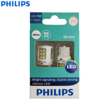 Philips Ultinon светодиодный T20 W21W 7440 6000K холодная белая Светодиодный ная Автомобильная сигнальная лампа стоп и задний свет, Обратный лампа 11065ULWX2 (двойная упаковка) 2024 - купить недорого