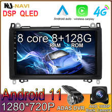 8+128GB Android 11 Multimedia Stereo Auto Car Radio GPS CARPLAY For Mercedes Benz Sprinter B200 W209 W169 W169 B-class W245 B17 2024 - buy cheap