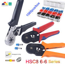 HSC8 6-4B 6-4A mini clamp tool crimping plier 0.25-6mm2 terminals crimping tools multitools hands quadrilateral needle terminals 2024 - buy cheap