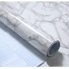 Marble Vinyl Film Self Adhesive Waterproof Wallpaper for Bathroom Kitchen Cupboard Countertops Contact Paper PVC Wall Stickers 2024 - buy cheap