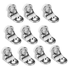 10 X L Shape Right Angle Glass Panel Shelf Clamp Holder Bracket Support Clip 2024 - buy cheap