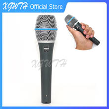 Micrófono de Karaoke portátil BETA87A, micrófono dinámico con cable, micrófono supercardioide hipercardioide, micrófono Vocal para cantar, DJ, con bolsa de Clip 2024 - compra barato