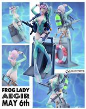 Arena pós-escola-terceiro tiro: froggirl aegir. Figura de ação pvc anime figura modelo brinquedos figura sexy collectible boneca presente 2024 - compre barato