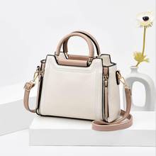 Leather Handbags Ladies Bags Fashion Color Matching Handbag Capacity Shoulder Bag Fashion One Shoulder Diagonal Small Square Bag 2024 - buy cheap