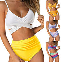 2021 Summer Swimwear Fashion Sexy Bikinis Women Print Bathing Suit Push-up Beach Swimsuit Brazilian Swimming Suit 2 Piece Set 2024 - buy cheap
