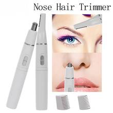 Eyebrow Shaver Hairs Razor New 2 In 1 Electric Nose Ear Trimmer Shaving Hair Removalr For Men Women 2024 - buy cheap