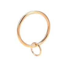 Uxcell 7 шт. металлическое Драпировочное кольцо с внутренним диаметром 37 мм для занавесок Золотое для удержания штор и оконных штор 2024 - купить недорого