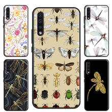 Funda con patrón de insectos de libélula para Samsung A52, A72, A42, A32, A12, A51, A71, A50, A70, A02S, A21S, S20 Plus, FE S21 Ultra 2024 - compra barato