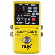 NUX Loop Core Guitar Effect Pedal Guitar Looper Pedal  6 Hours Recording time 99 User Memories Built-in Drum Patterns 2024 - buy cheap