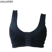 X9050 Front Buckle Vest Type Silicone Fake Breast Special Bra After Surgery Wireless Bras Mastectomy Bra Pocket Underwear 2024 - compre barato