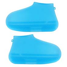 2 uds. Nuevo zapato impermeable reutilizable coversstep cubierta de silicona Unisex zapatos protectores Botas de lluvia para interior al aire libre días de lluvia 2024 - compra barato