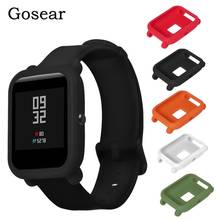 Gosear Soft Silicone Protective Case Cover Protector Frame Shell for Xiaomi Xiao Mi Huami Amazfit Bip Youth Smart Watch Gadgets 2024 - buy cheap