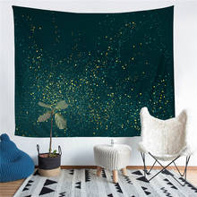 Gold Dot Pattern Printed Living Room Decoration Wall Hanging Tapestry Yoga Mat Rug Home Decor Art 2024 - buy cheap