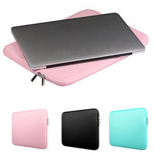 Elisona-funda protectora para portátil, bolsa de piel para MacBook Mac Book Pro Air 11, 13, 13,3, 15, 15,4 pulgadas 2024 - compra barato