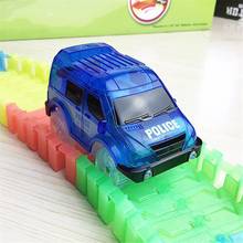 Light Up Toy Car Track Accessories Racing Car with 5 Flashing LED Lights Compatible with Most Tracks 2024 - buy cheap