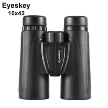 Eyeskey-binoculares de alta calidad para adultos, prismáticos con Zoom HD 10X42, óptica BAK4, potente telescopio para caza al aire libre, mira de reloj, regalo para adultos 2024 - compra barato