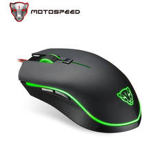 Motospeed V40 USB Wired Gaming Mouse 6 Button Optical with LED Backlit Display Pro Gamer For PC Laptop Desktop Computer Game 2024 - buy cheap