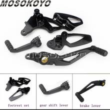 For BMW R Nine T  Motorcycle Black Foot Brake Levers Gear Shift Footpeg Pedal Footrests Lever Kit For BMW R nineT R9T  2014-2018 2024 - buy cheap