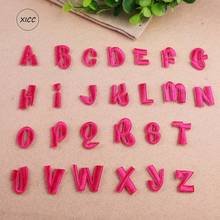 XICC A-Z Pink 26 English Letter Clothes Decoration Patches Kids Name DIY Embroidered Applique Iron on Alphabet Patches for Cloth 2024 - buy cheap