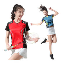 Camisetas de tenis de bádminton para mujer, ropa deportiva 3D, juego de mesa, manga corta, ejercicio, gimnasio, novedad 2024 - compra barato
