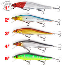 5Pcs/lot 3D Eyes Minnow Fishing Lure Bait For Sea River Hard Artificial Baits Floating Bass Fishing Carnkbait Pesca 2024 - buy cheap