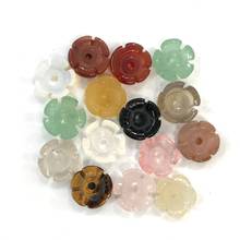 Natural Semi Precious Stone Beads Flower Type DIY For Making Necklaces And Bracelets Package Sale 10mm 2024 - buy cheap