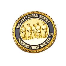 Moneda de Oro galvanizada con logotipo personalizado, moneda militar redonda 3D de nuevo estilo 2024 - compra barato