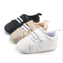 Sapatos de couro ecológico para bebês, calçados casuais com sola macia para primeiros passos 2024 - compre barato