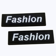 Stock Fashion Rubber Labels For Clothing 3D Pvc Tags With Fashion Text For Clothes Fashion Label For Hats Tag 2024 - buy cheap