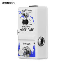 ammoon Single Noise Gate Guitar Effect Pedal True Bypass Zinc Alloy Shell Electric Guitar Pedals Guitar Bass Parts & Accessories 2024 - buy cheap