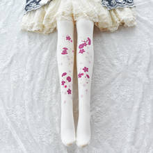 Medias de lolita estilo japonés, mallas de lolita sakura, estudiantes, medias diarias, calcetines de belleza Lolita 2024 - compra barato