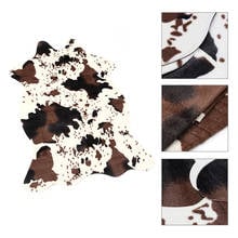 Cow Print Rug Faux Cowhide Rug Animal Pattern Carpet For Bathroom Living Room Skins Doormat Home Decor 2024 - buy cheap