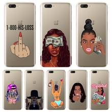 For OnePlus 3 3T 5 5T 6 6T 7 7 Pro Case Silicone Black Girl Make Money Soft Back Cover For One Plus 7 7 Pro 6 6T 5 5T 3 3T Case 2024 - buy cheap