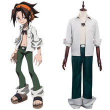 Anime Shaman King The Super Star Yoh Asakura Cosplay Costume Halloween Carnival Outfits 2024 - buy cheap