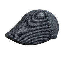 Autumn Winter Men Newsboy Hats Wool British Style Advanced Ivy Berets  Classic Black Vintage twill Women duckbill caps BLM261 2024 - buy cheap