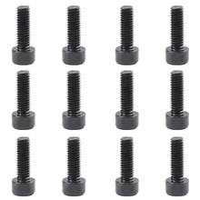 12Pcs Bicycle Water Bottle Cage Bolts M5 Aluminium Alloy Hex Tapping Screws 2024 - buy cheap