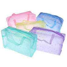 1pc women swimming waterproof handbags PVC beach makeup toiletry storage PVC bag 2024 - купить недорого
